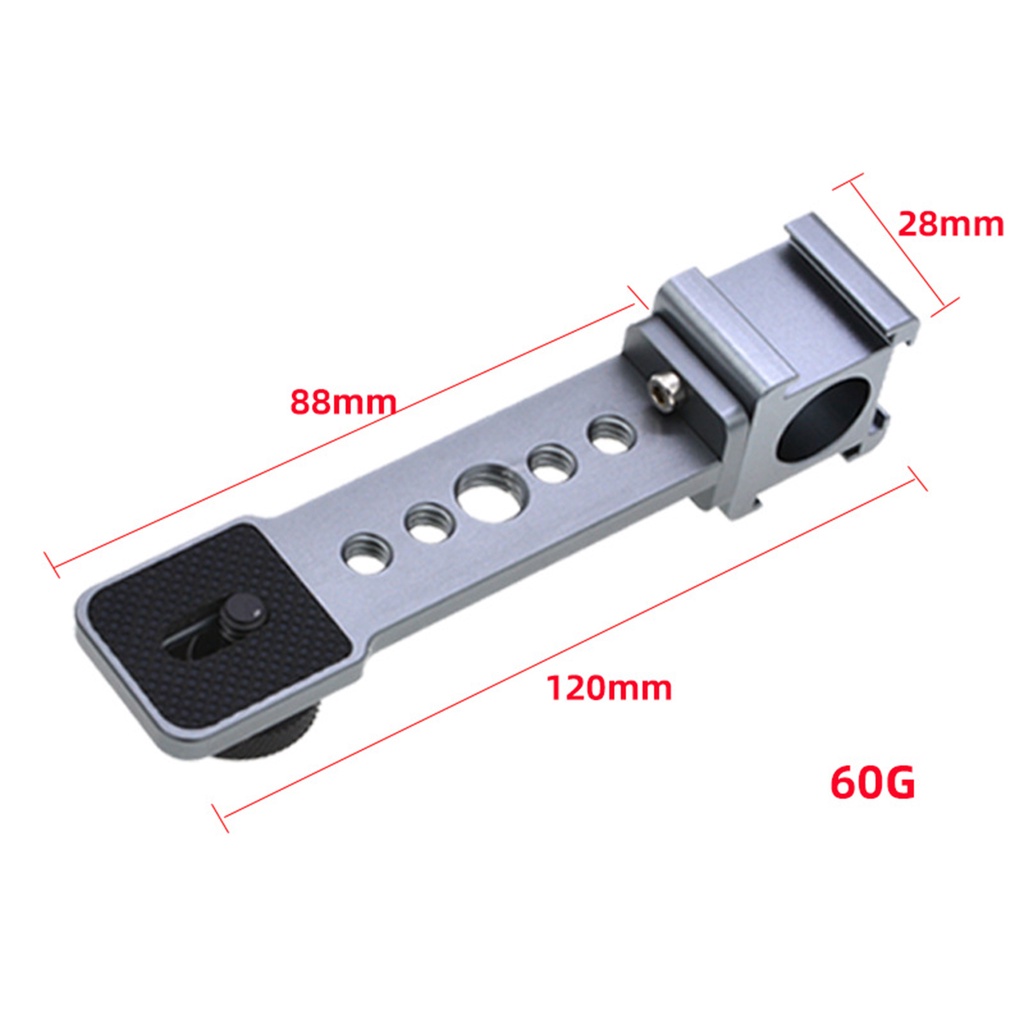 Giá Đỡ Mở Rộng Gắn Đèn Flash Ổn Định + Bộ Chuyển Đổi 1 / 4 Cho Gậy Ba Chân Monopod DSLR / Điện Thoại