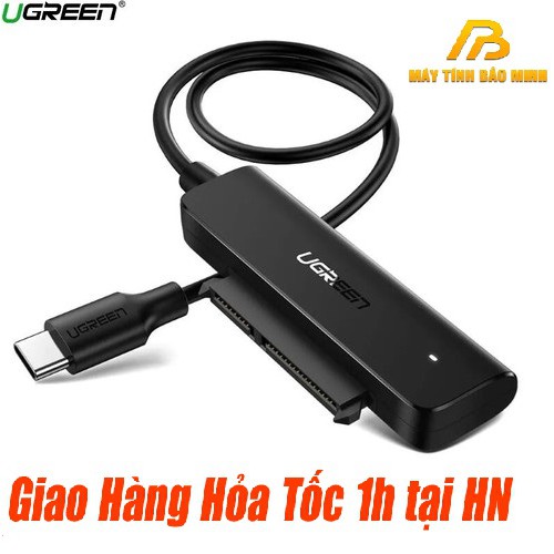 Cáp Chuyển USB Type C to SATA Cho Ổ Cứng 2.5 inch Ugreen 70610 - Hàng Chính Hãng