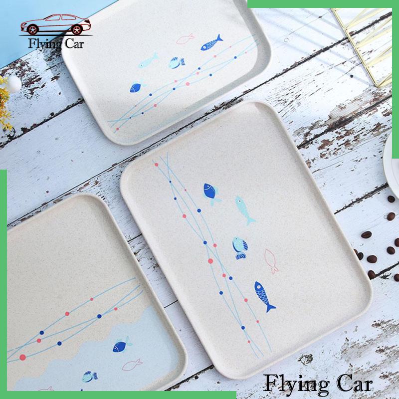 1 Khay Phục Vụ Bằng Nhựa Melamine Hình Chữ Nhật Màu Trắng Dùng Trong Khách Sạn Lzdjfmy2