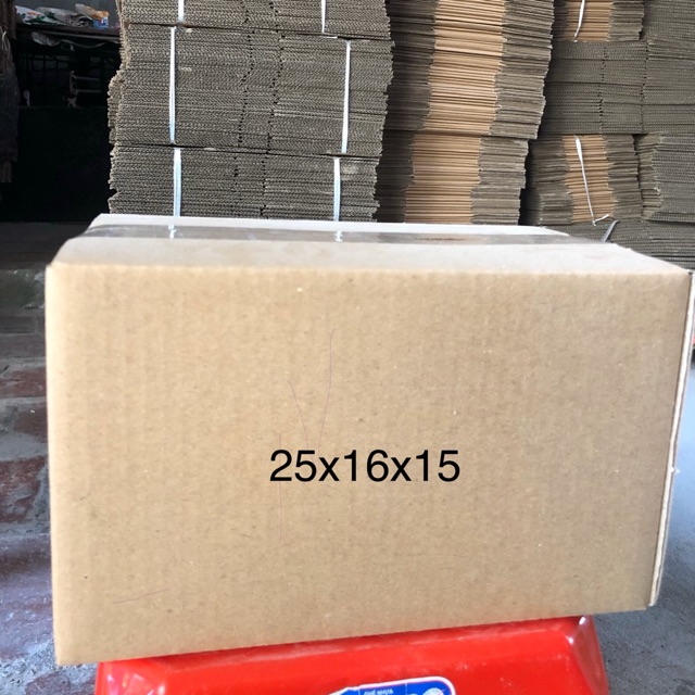 25x16x15 hộp carton đóng hàng giá rẻ