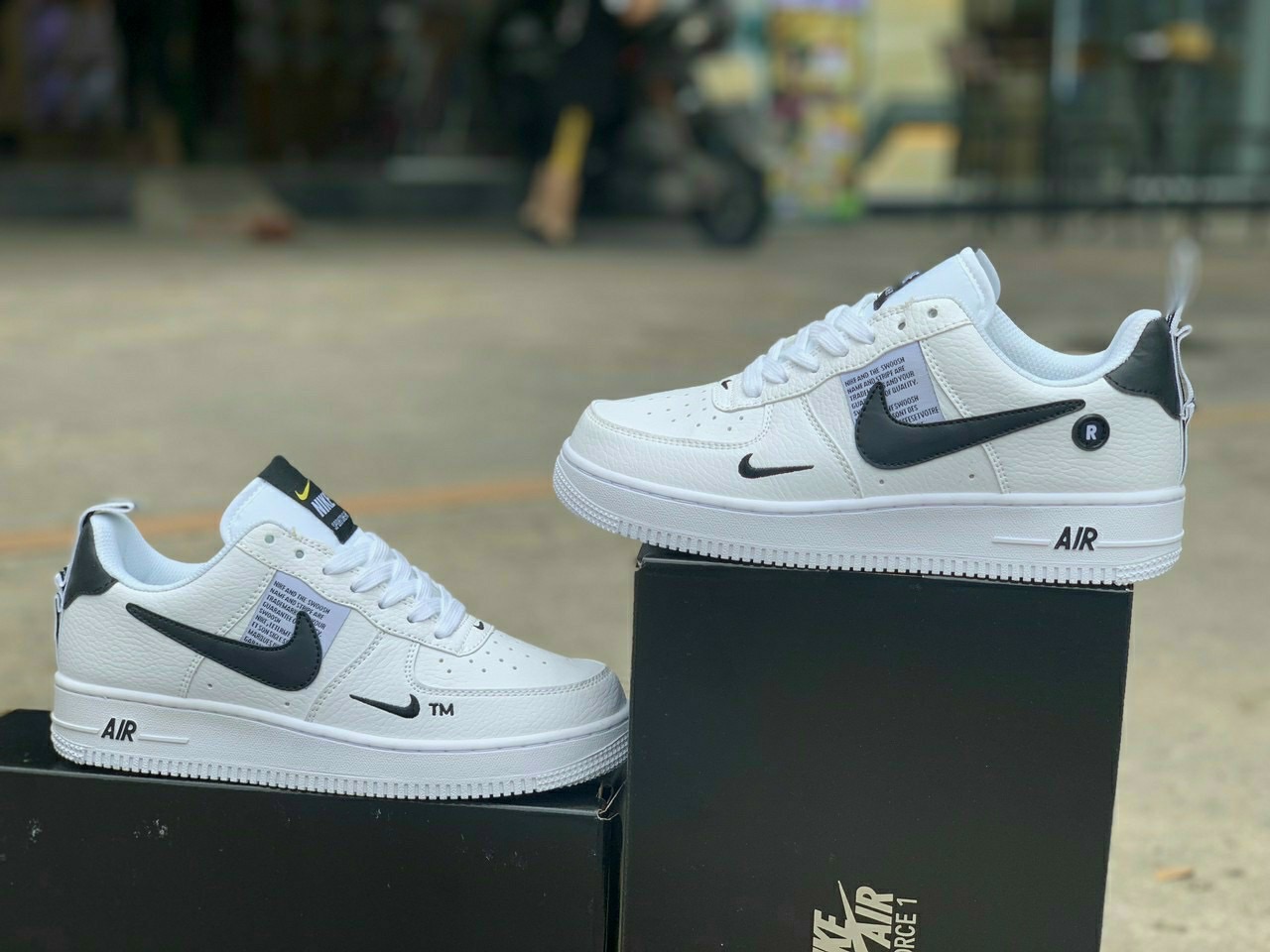 Giày thể thao, du lịch hàng VNXK đi chơi NIKE AF1 SPORT SHEOR Nữ