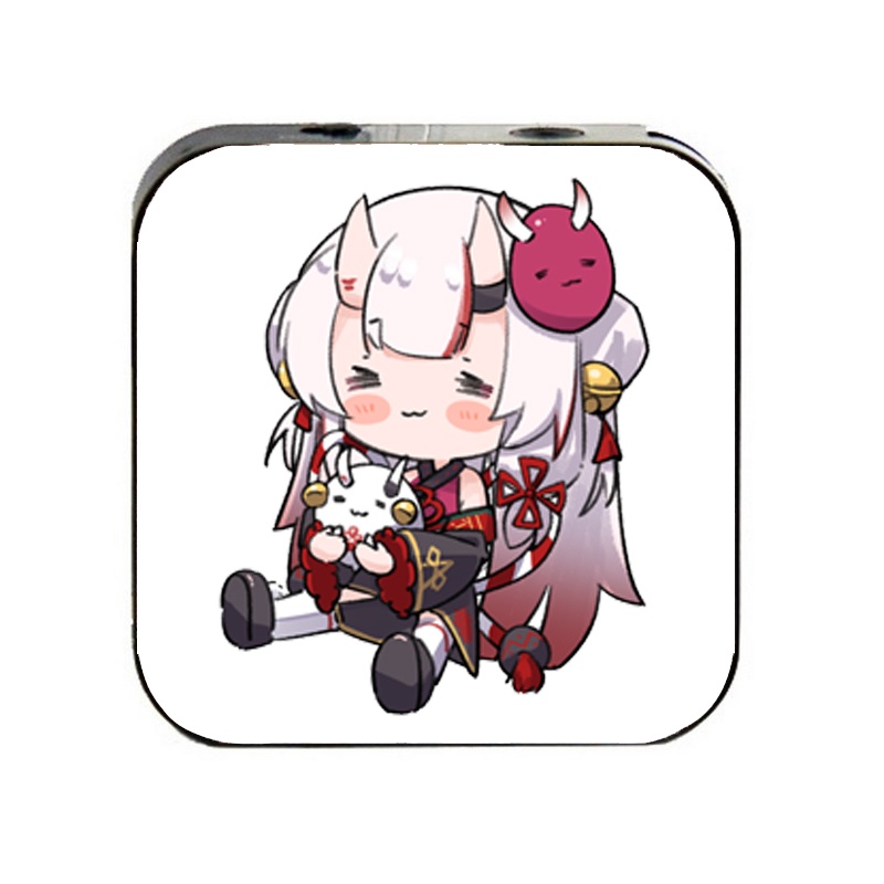Máy nghe nhạc mp3 in hình AYAME NAKIRI Hololive Vtuber kèm tai nghe tiện lợi cá tính anime chibi