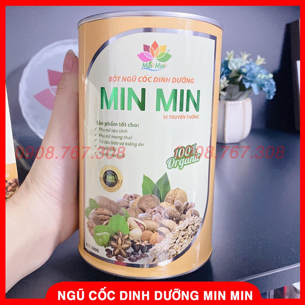 [MINMIN] Hộp Ngũ Cốc Dinh Dưỡng Min Min Lợi Sữa Sau Sinh - Hộp 500gr - 29 Loại Hạt