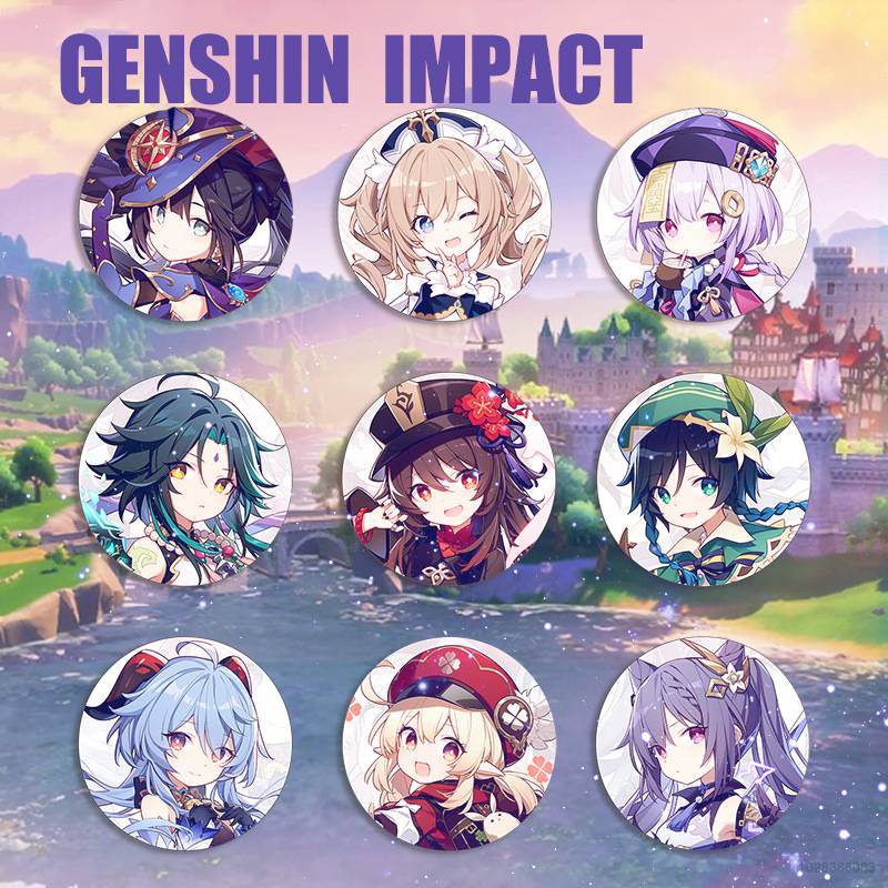 Huy Hiệu Cài Áo Hình Nhân Vật Anime