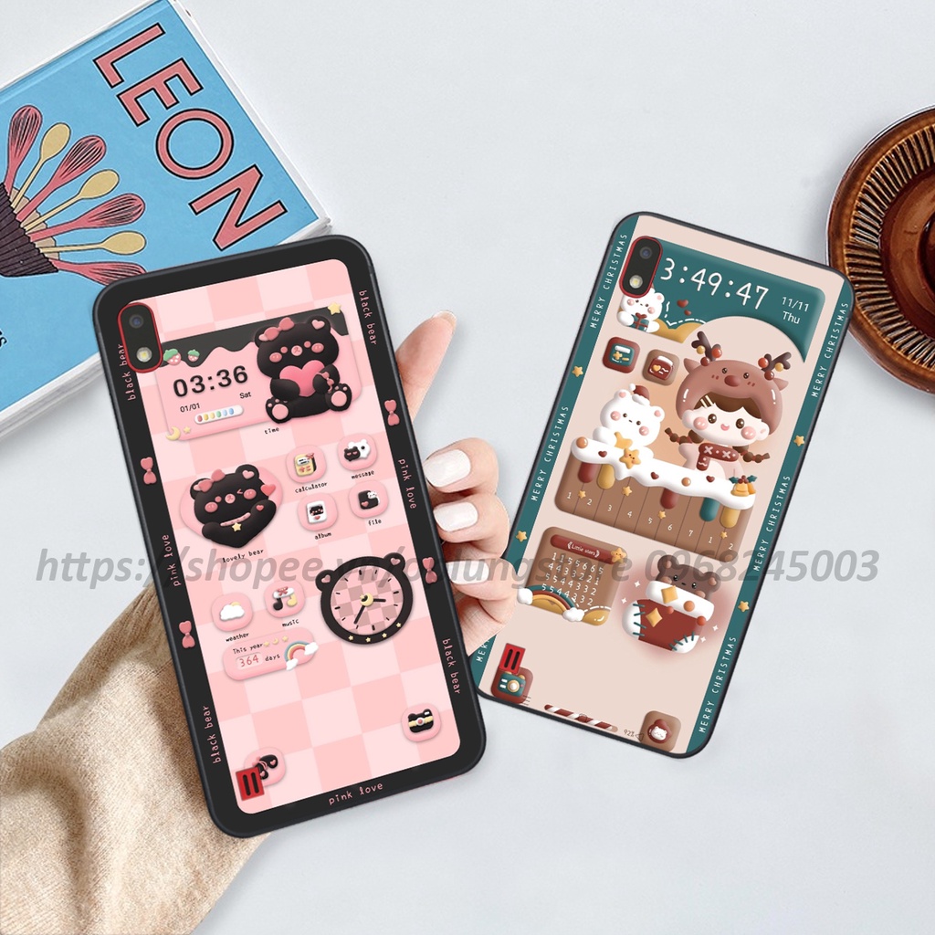 Ốp lưng samsung A10/ M10 in hình 3D gấu,thỏ cute dễ thương.