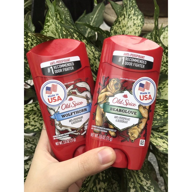 Lăn Sáp Khử Mùi Old Spice Bearglove 73G - Cam Kết Chính Hãng