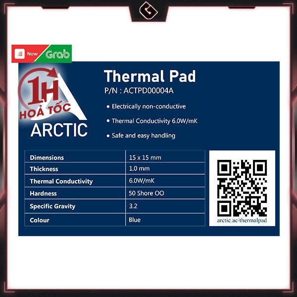 Miếng Dán Tản Nhiệt Arctic Thermal Pad 145mm x 145mm - Hàng Chính Hãng