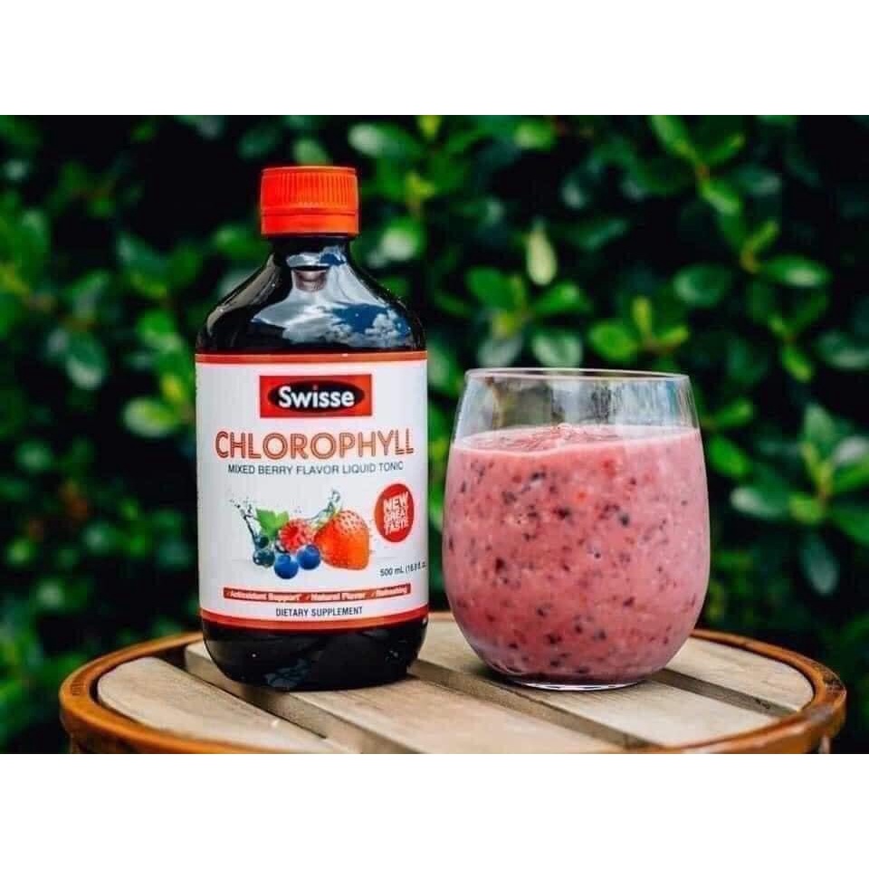 NƯỚC DIỆP LỤC SWISSE CHLOROPHYLL 500ML DATE 2024