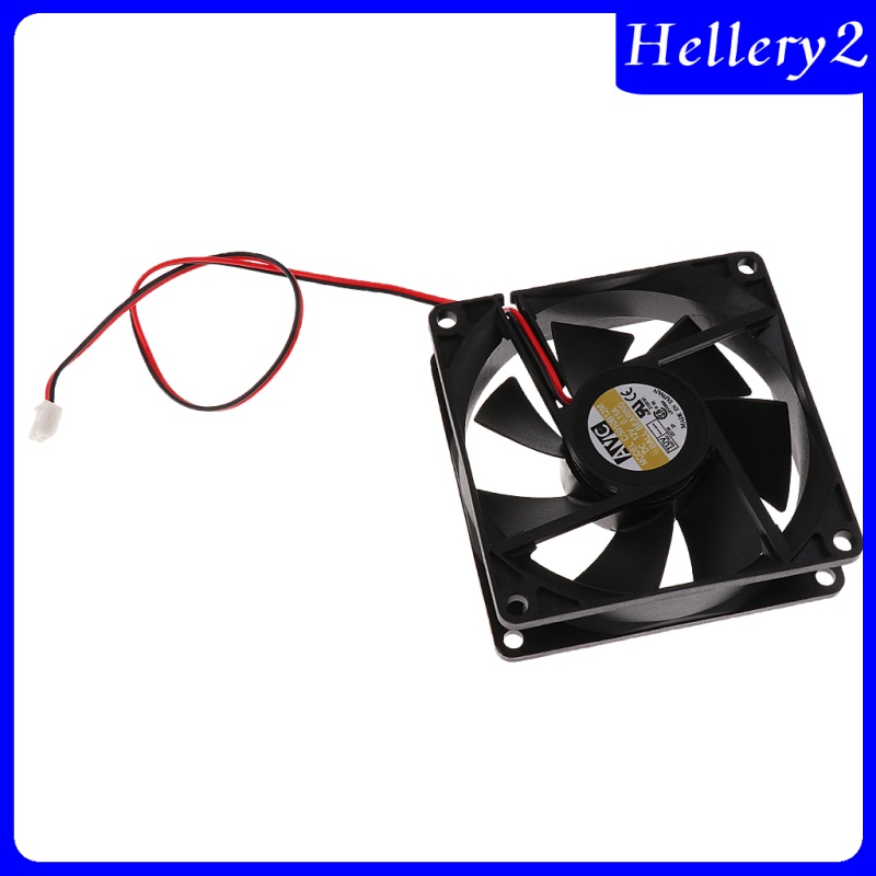 [HELLERY2] Cooler PC Case Fan 8cm 2Pin Cooling Cooler Ultra Quiet Bearing High Speed