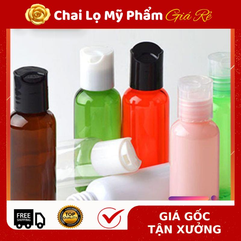 Chai Chiết Mĩ Phẩm ❤ RẺ VÔ ĐỊCH ❤ Chai nhựa pet nắp nhấn trắng đục 30ml,50ml,100ml chiết mỹ phẩm , phụ kiện du lịch