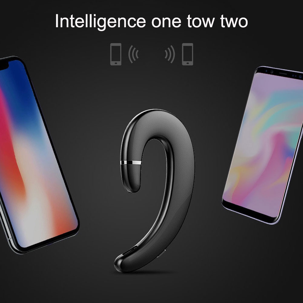 1 Tai Nghe Bluetooth Móc Tai P2 Móc Vành Tai Truyền Âm Thanh Nổi Có Micro