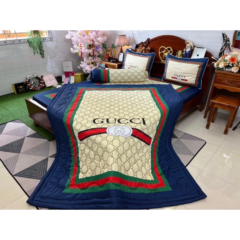 drap thun Ý 5D mẫu Gucci siêu sang