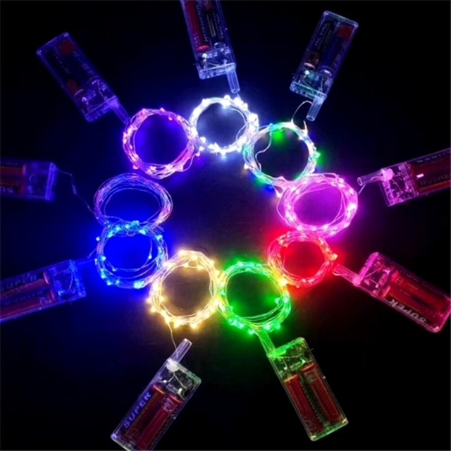 Dây đèn Led fairylight ,dây đèn đom đóm 5 mét dùng pin trang trí noel giáng sinh