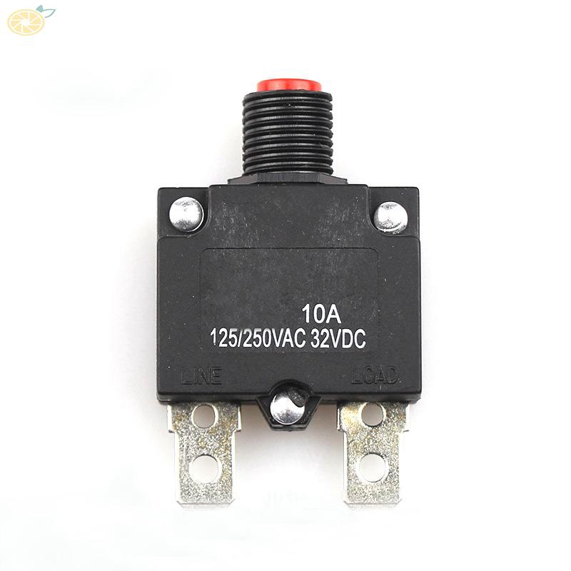 Thiết bị ngắt mạch khi quá tải AC 125/250V bảo vệ công tắc nhiệt 7A-25A tiện dụng