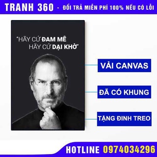 Tranh truyền cảm hứng những câu nói bất hủ của vĩ nhân tạo động lực trong cuộc sống và công việc có quà tặng kèm theo