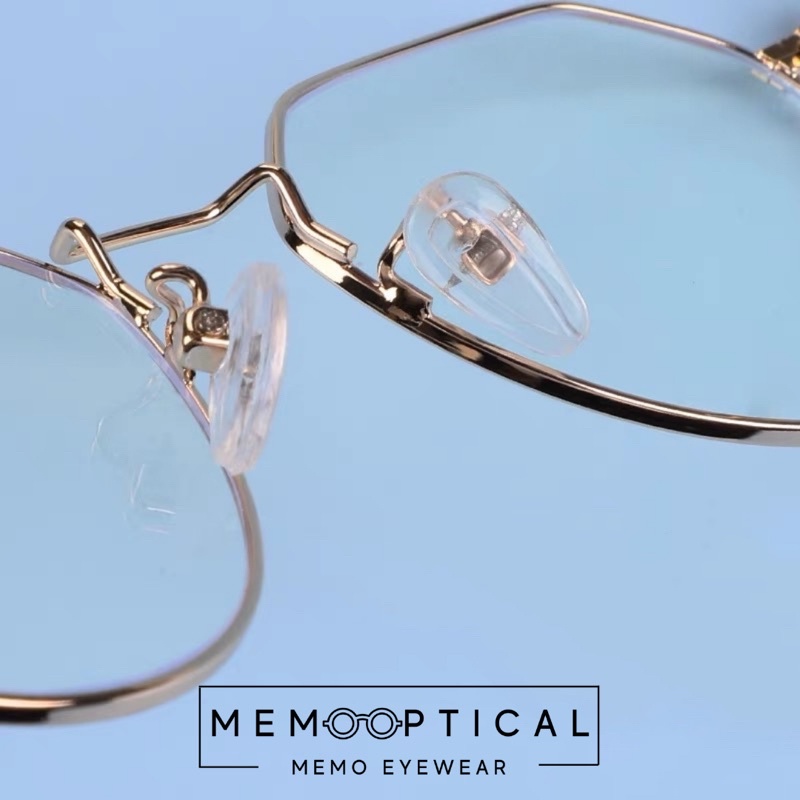 Combo đệm mũi kính mắt chất liệu silicon siêu mềm thông hơi, ve gọng kính không dây kích ứng da Memo Optical