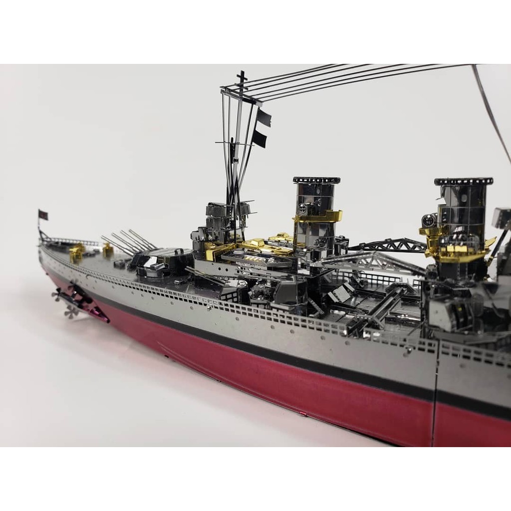 Mô hình 3D kim loại lắp ráp Piececool Thiết giáp hạm HMS Prince Of Wales [Chưa lắp]