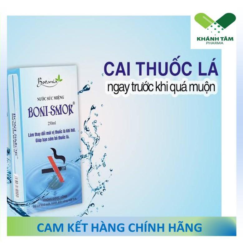 ! Nước súc miệng Boni Smok - Nước súc miệng cai thuốc lá [BoniSmok]