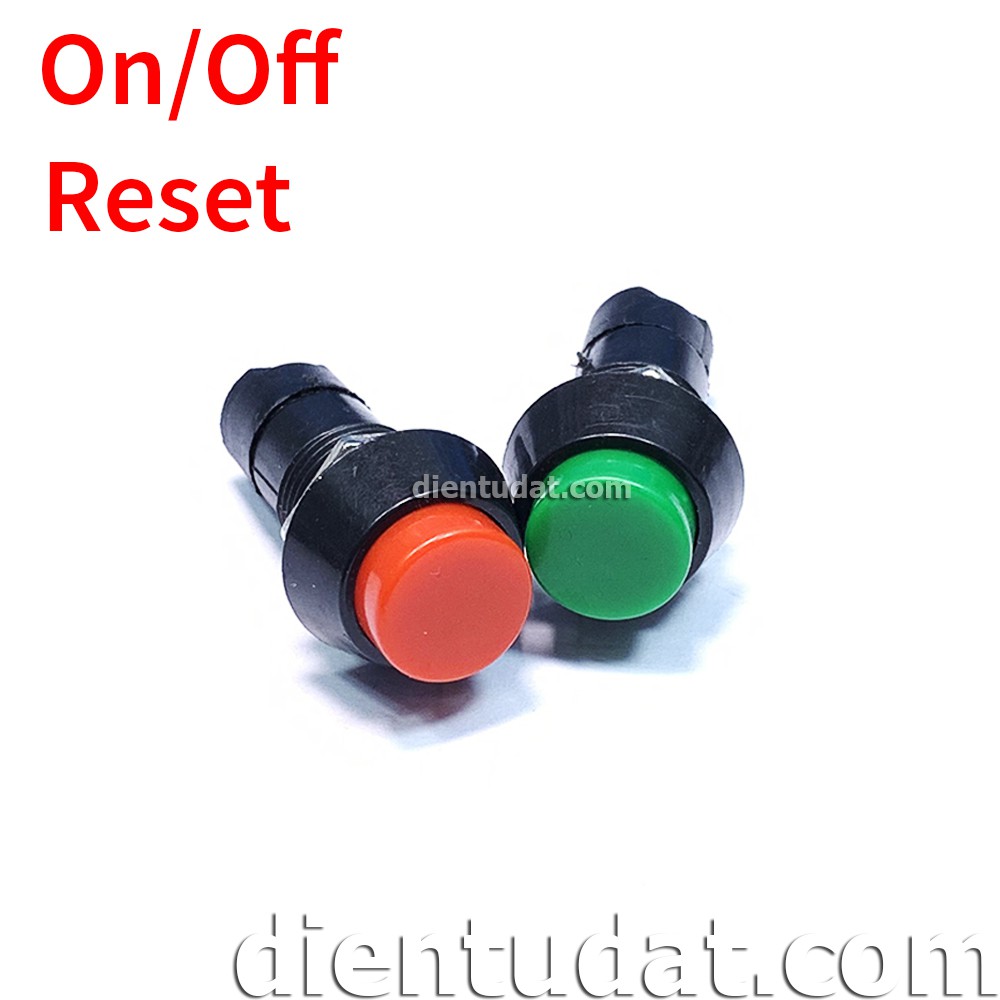 Nút Nhấn Tròn ON/OFF - Reset 3A PBS-11A