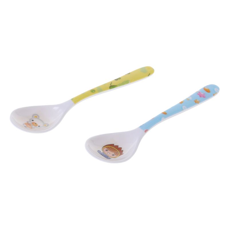 Muỗng tập ăn đầu thẳng an toàn cho bé