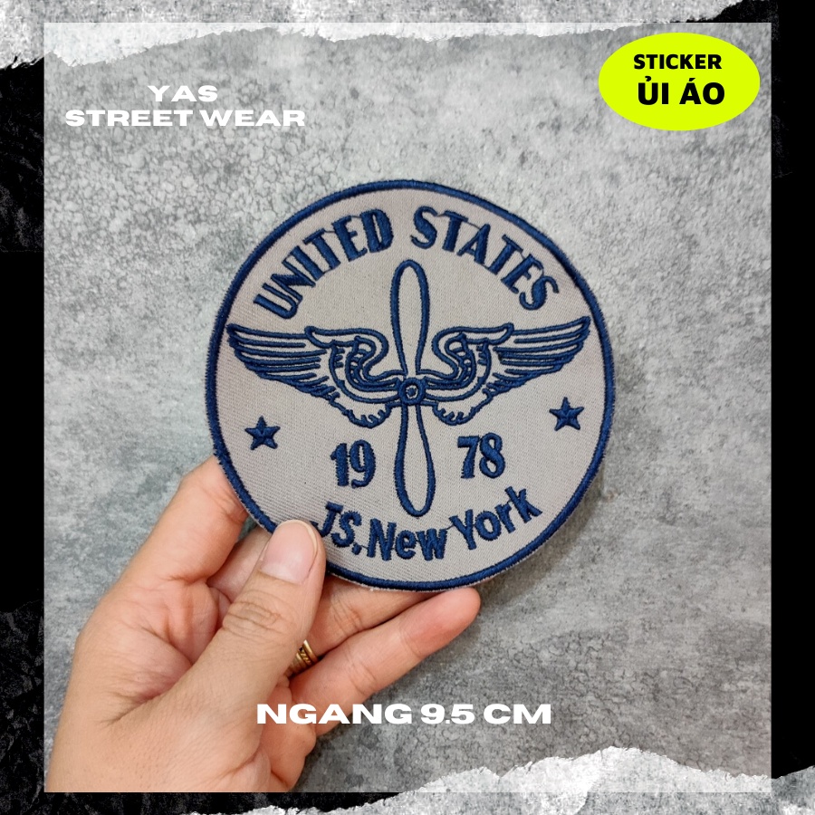 Sticker ủi áo cao cấp, miếng dán quần áo dùng làm Patch ủi, miếng vá quần áo, vá áo phao, trang trí BALO