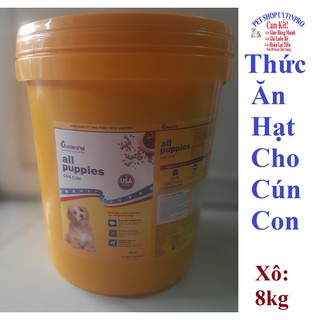 THỨC ĂN HẠT CHO CHÓ CON GoldenPet all puppies Xô 8kg Xuất xứ USA (Mỹ) - Pet shop Uytinpro