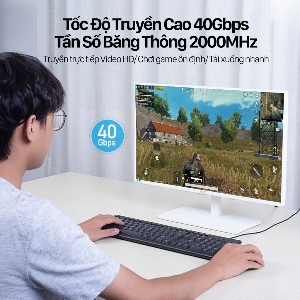 Dây cáp mạng Lan Cat8 tốc độ siêu cao 40Gbps 2022 1m 1,5m 2m Cat 8 tốt nhất chính hãng Vention