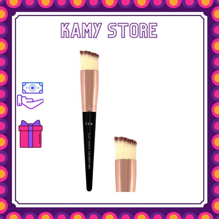 Cọ Nền Đầu Xéo Vacosi Flat Foundation Brush F04