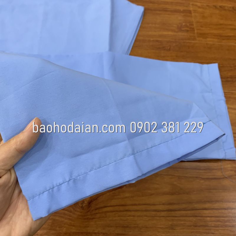 Quần blouse y tá, điều dưỡng, bác sĩ, kỹ thuật viên nữ màu xanh
