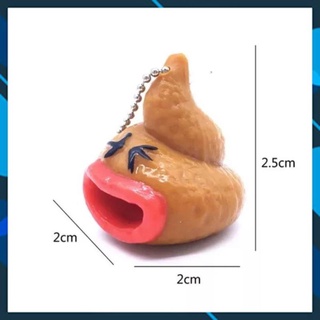 (Siêu giảm giá) móc khóa hình cục phân