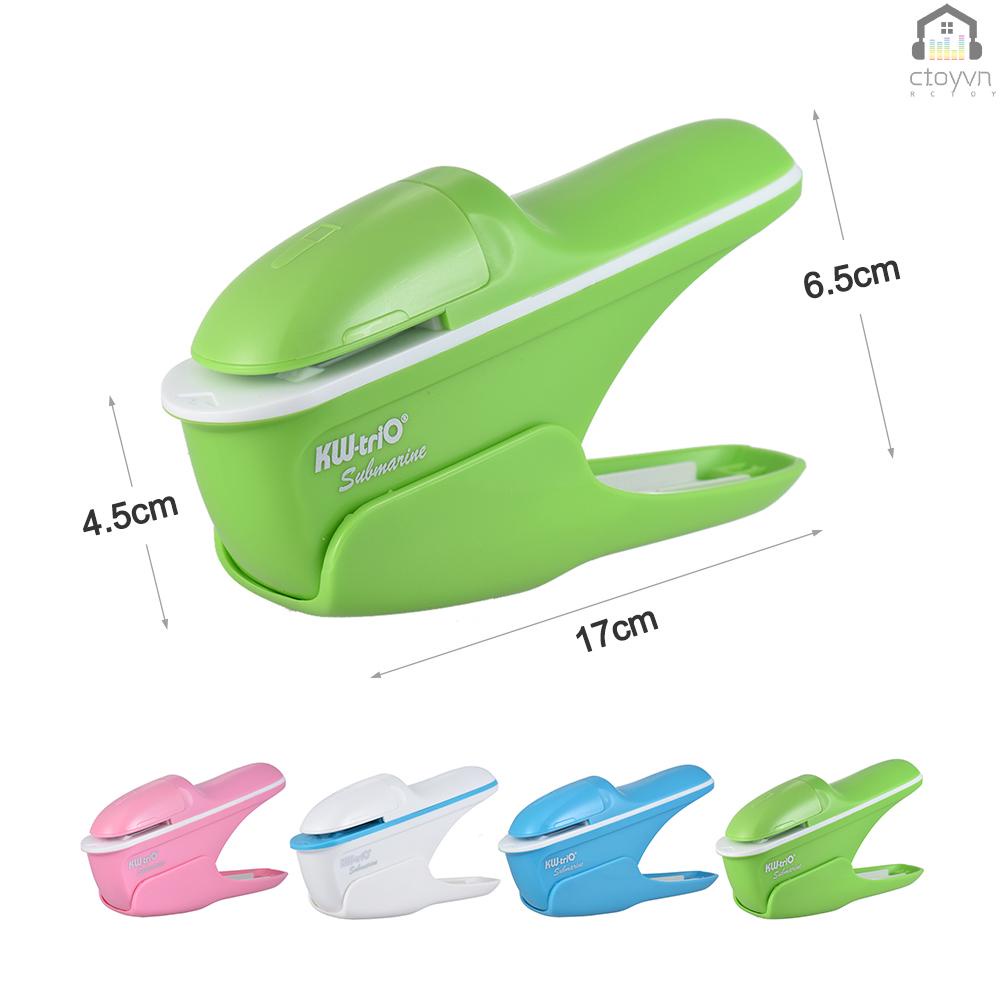 Dụng Cụ Dập Ghim Cầm Tay Mini An Toàn Không Cần Bấm Ghim 7 Tờ Cho Giấy Binding Commerci