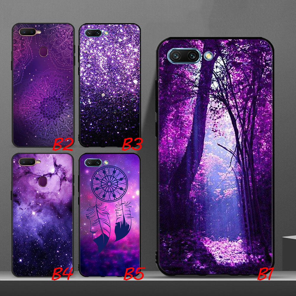 Ốp Lưng Mềm Màu Tím Nhã Nhặn Dành Cho Oppo A3s A5 A12 A7 Oppo A5s A92 A91 A92s A5 2020 A9 2020 | BigBuy360 - bigbuy360.vn