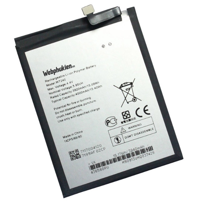 Pin Nokia 3.2 - WT240 (pin zin bóc máy)