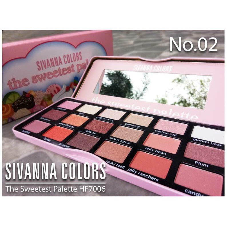 Phấn mắt sivanna colors sweetest palette