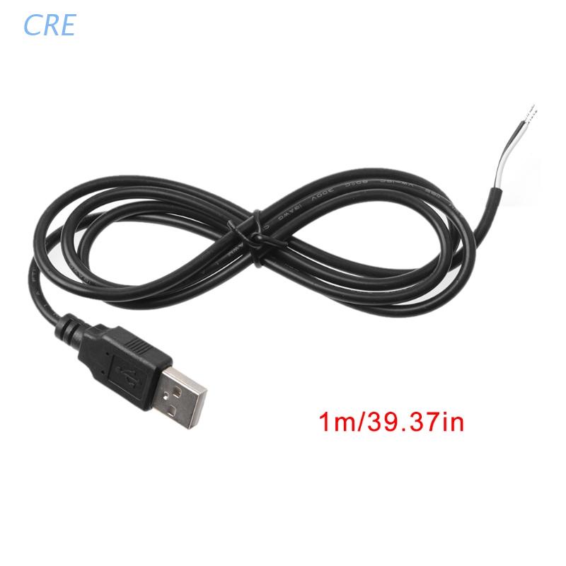 Dây cáp sạc 5V USB 2.0 2 Pin dài 1m