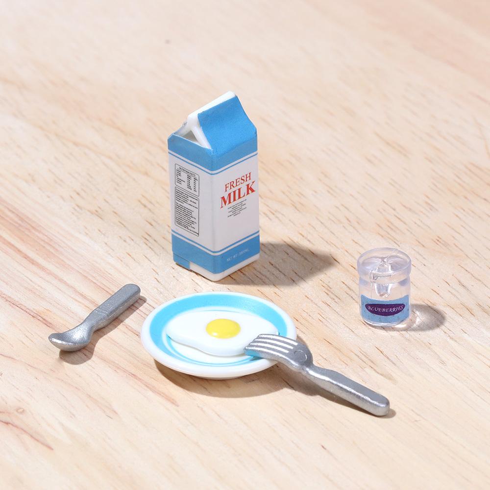 SUSANS 1 Bộ Chén Đựng Muối Và Trứng Dễ Thương Trang Trí Nhà Búp Bê