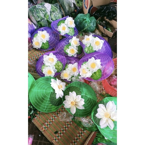 Nón sen - nón hoa mẫu đơn chụp ảnh nghệ thuật