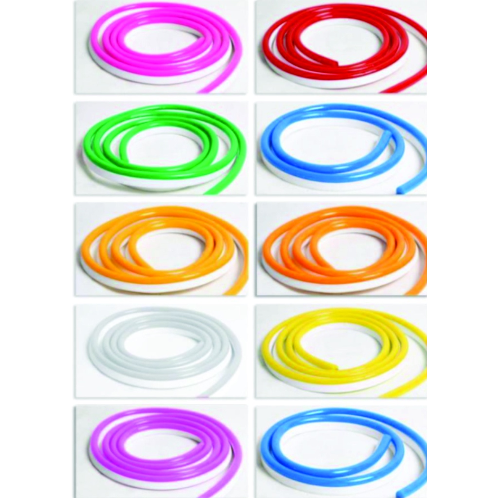 1 mét dây đèn led neon ngoài trời không thấm nước kt 6*12, điện áp 12v, 2,5cm một lần căt, uốn chữ quảng cáo đa dạng
