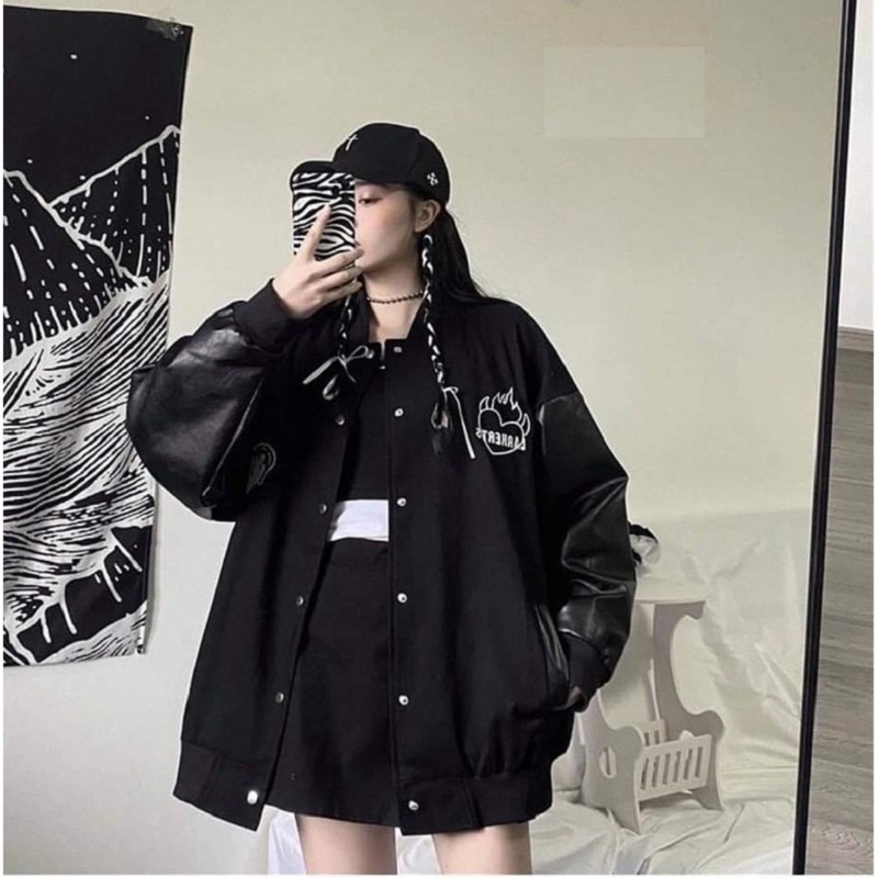 Áo khoác bomber LARKER Unisex Áo khoác dù cá tính - CUTE_ZOO