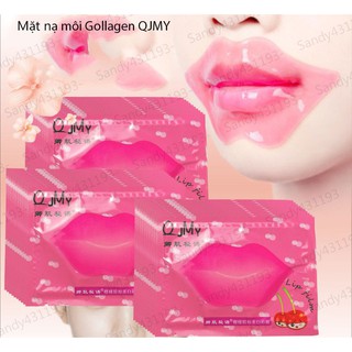 Mặt nạ môi hồng Anh Đào QJMY tẩy da chết, làm mềm môi