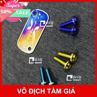 Hcm- - - tem dán nắp dầu titan winner x kèm 2 ốc nắp dầu titan thật gr5 cao cấp