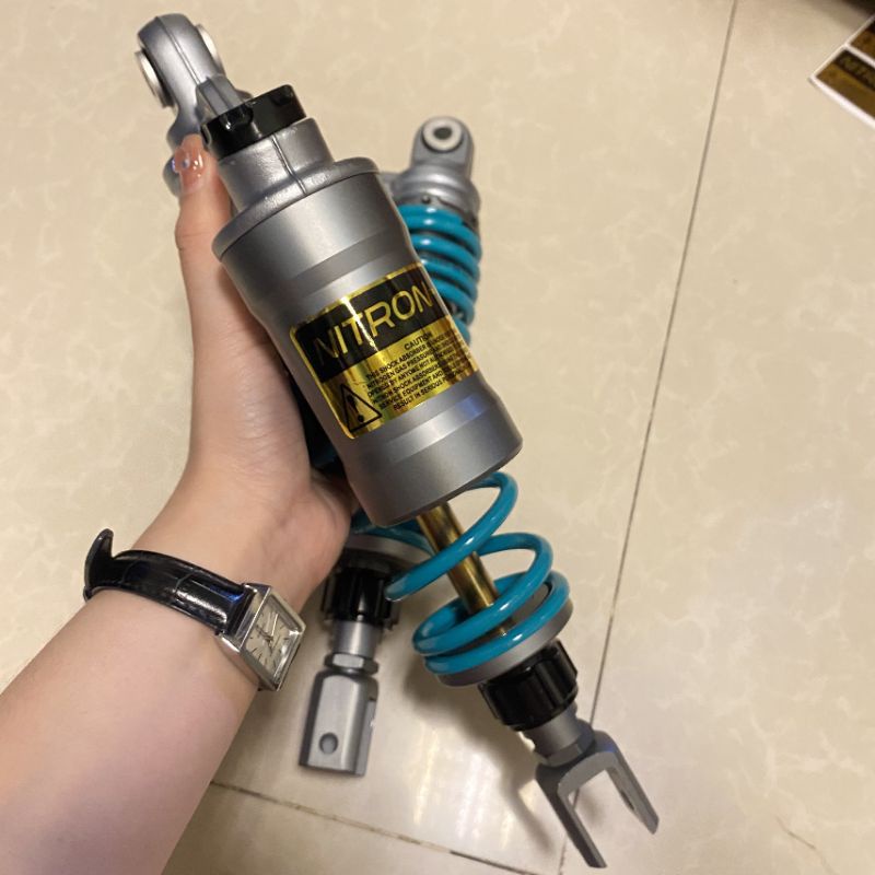 Phuộc nhún sau Nitron bình dầu cho xe Ab novo 4 5 6 NVX PCX Dylan Ps Impulse ....