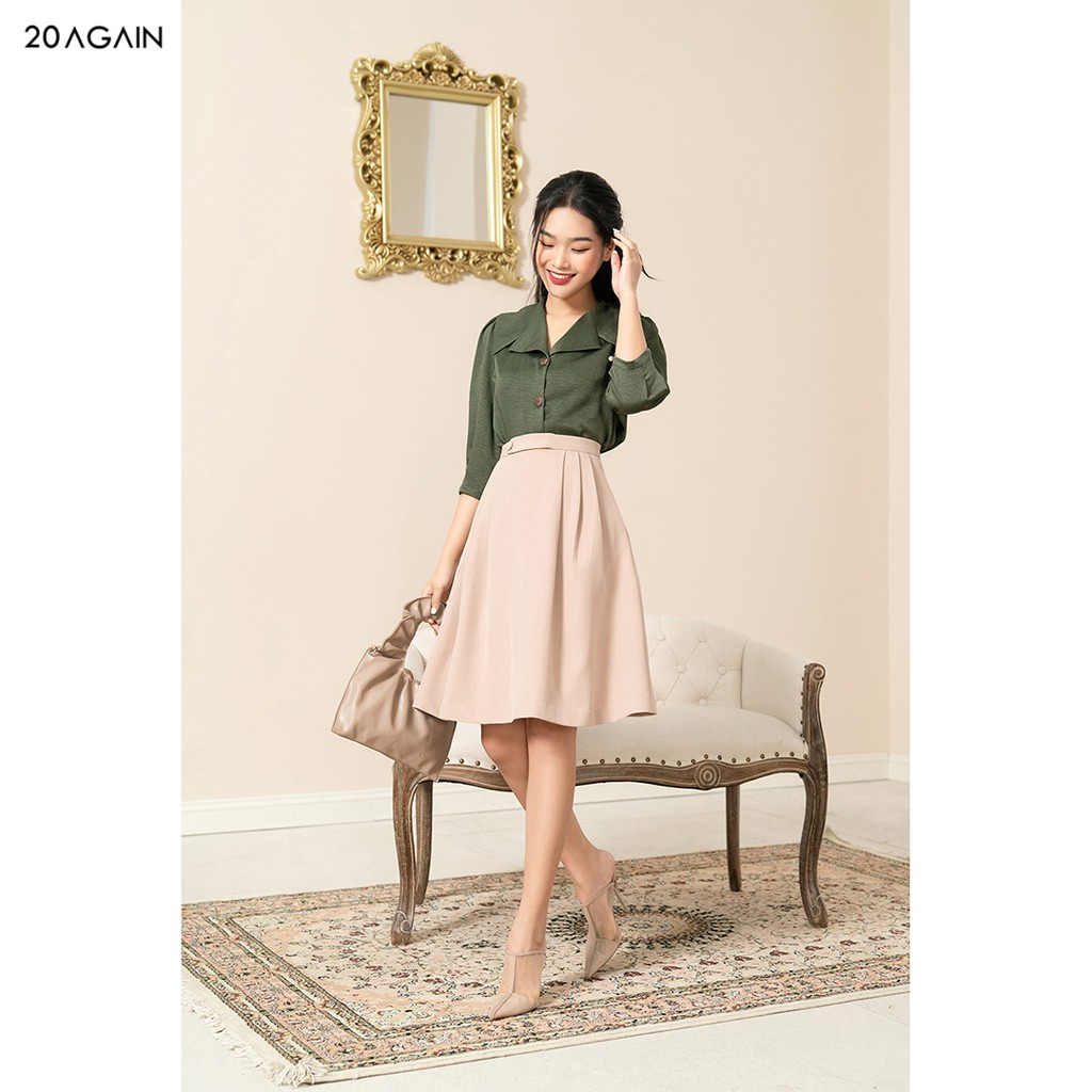Áo Sơ Mi Cổ 2 Vê 20AGAIN ASA1008
