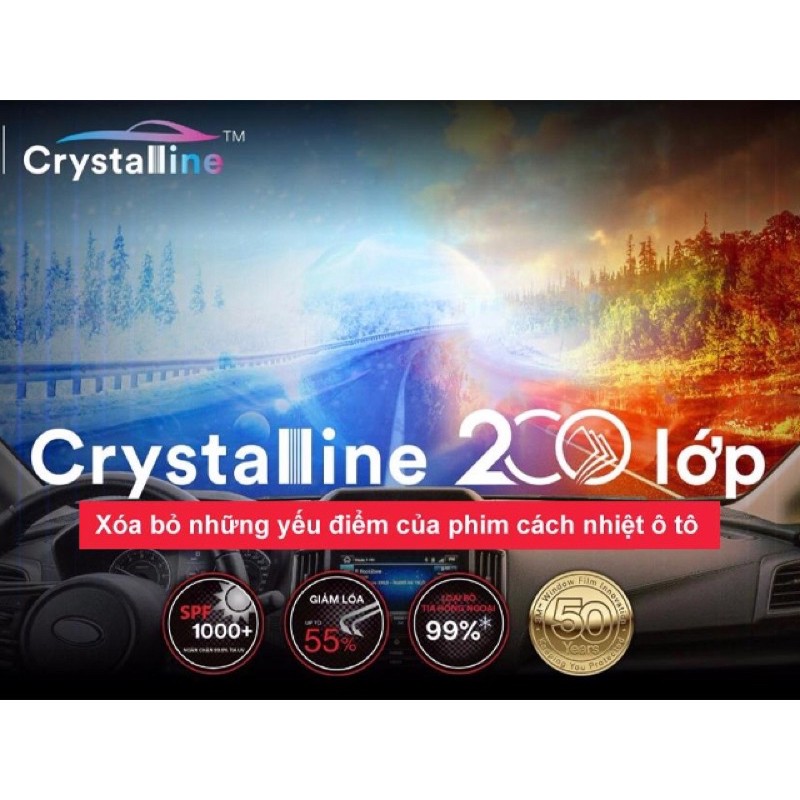 Dán Film cách nhiệt ô tô 3M Crystalline Miền Tây