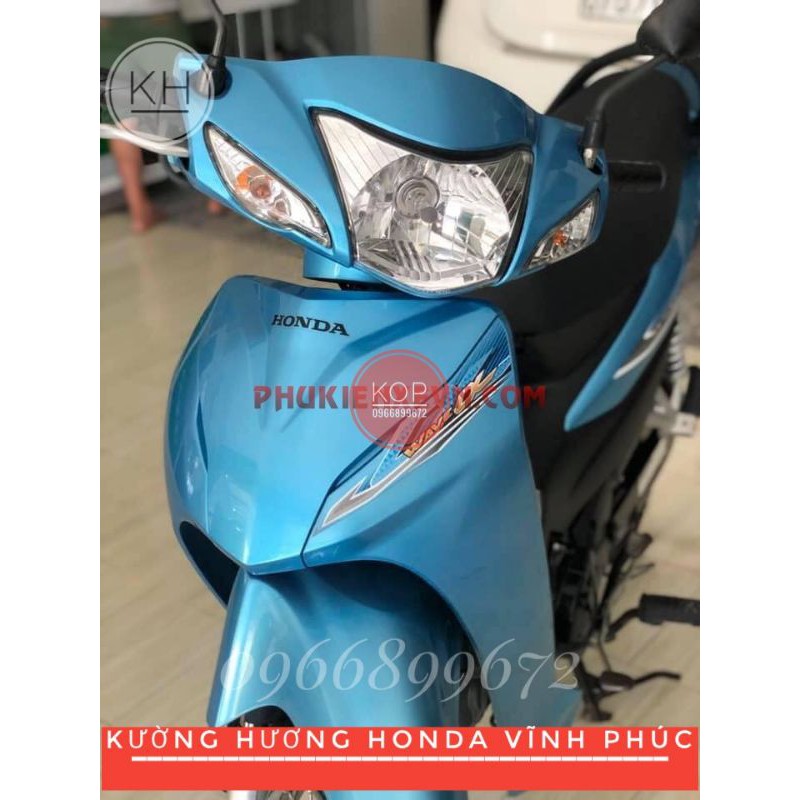 Nhựa đầu trước xe WAVE @ A 110 phanh cơ hoặc đĩa - ốp pha wave anpha 110 - Chính hãng honda việt nam (-7%)