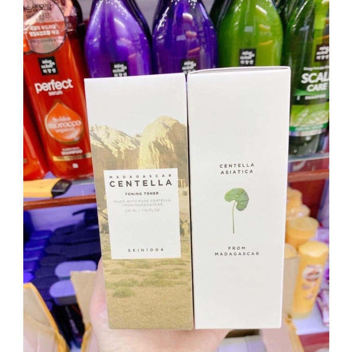 Nước hoa hồng rau má Skin1004 Madagascar Centella Toning Toner Hàn Quốc