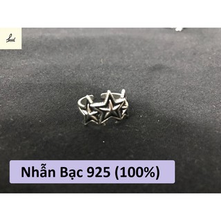 [Ảnh thật] Nhẫn Bạc 925 Chrome Heart hình Ngôi sao cá tính