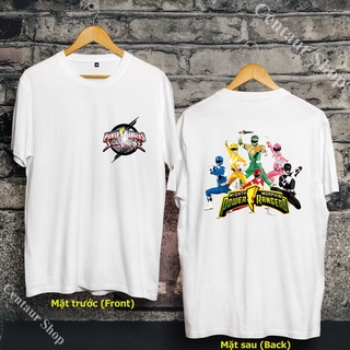[HOT DEAL]⭐Áo Unisex Power Rangers - Áo Unisex 5 anh em Siêu Nhân - Power Rangers T-Shirt cực chất - PRS-018