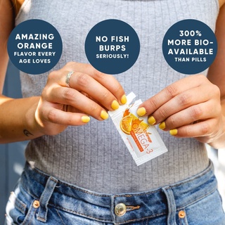 Dầu cá Coromega Omega-3 Orange Squeeze