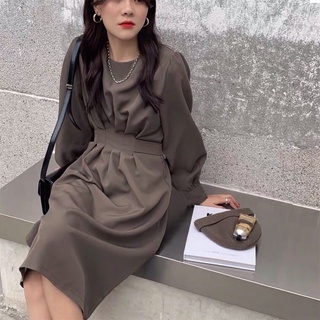 Đầm chiết eo kiểu Pháp